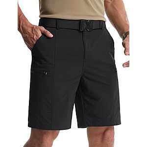 [AC] $14.39* | Libin Men's 9" Quick Dry Lightweight Hiking Shorts w/ 5 Pockets (Various Colors) at Amazon