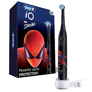 Oral-B iO Kids Limited Rechargeable Electric Powered Toothbrush, Spiderman $27.47