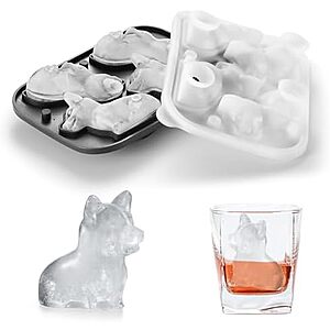 $4.99* | Nax Caki 3D Ice Cube Mold (Corgi Dog) at Amazon