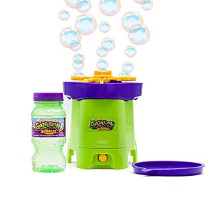 Gazillion Bubbles Tiny Typhoon: Compact Bubble Machine w/ 4-Oz Bubble Solution $4.98 + Free Shipping w/ Prime or on $35+