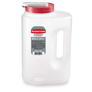 Rubbermaid Mixermate Leak-Resistant Plastic Pitcher (1-Gallon) $5.47 + Free S&H w/ Walmart+ or on $35+