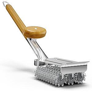 Grill Brush and Scraper Bristle Free with Dual Grip-$16.99