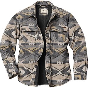$23-$35: Legendary Whitetails Mens Thermal Lined Shirt Jacket Plaid Flannel Polyfill Insulated Shacket (Various Colors/Sizes SM-3XL Big Tall) $28.67