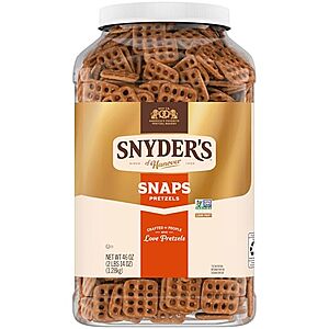 [SnS, AC] $5.12* | 46-oz Snyder's of Hanover Pretzel Snaps at Amazon