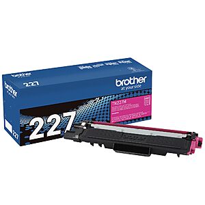 $85.99: Brother Genuine TN227M High Yield Toner Cartridge, Replacement Magenta Toner (TN227)