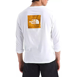 The North Face Men's NSE Box Long Sleeve Shirt (White/Gold) $13.48 + Free Shipping on $49