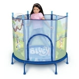 $73.51 Sams Club FS PLLUS: Bluey 4' Kids Trampoline with Soft Play Balls