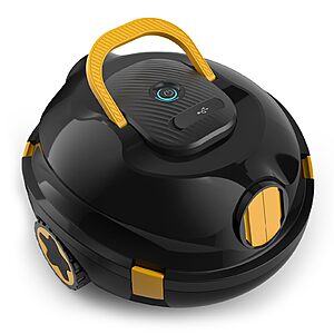 Y20 Robotic Pool Cleaner, Cordless Pool Vacuum for Above Ground & Inground Flat Pools with Dual Motors, 130 Min Runtime, Auto-Parking $99.99