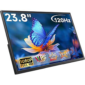 23.8 Inch Portable Monitor for Laptop $129.19