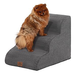 17.1" Joydeco 3-Step Non-Slip Balanced Ramp Pet Stairs for Dogs/Cats $18.49 + Free Shipping w/ Prime or on $35+