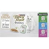 $26. 49 AMAZON Fancy Feast Purina Gourmet Wet Cat Food Variety Package,Petites Gravy 96 Servings - 2.8 oz. Tubs,(Pack of 48) 96 MEALS!