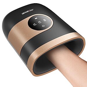 CINCOM Rechargeable Cordless Hand Massager w/ Heat, Air Compression & Various Massage Modes (4 Colors) $30.99 + Free Shipping w/ Prime or on $35+