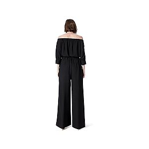 DEE Ocleppo Women Off Shoulder 3/4 Sleeve Pull Jumpsuit Standard - 2 Color Choices - Free shipping w/Amazon Prime - $9.99