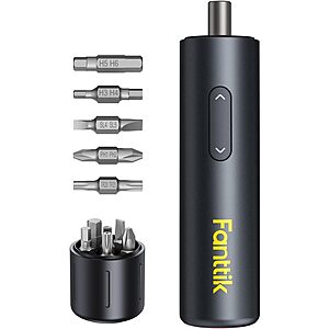 Fanttik S1 Capsule Cordless Electric Screwdriver w/ 5 Double-Ended Bits & LED Light $24.63 + Free Shipping w/ Prime or on $35+
