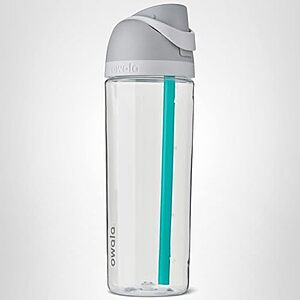 $14.26* | 25-Oz Owala FreeSip Clear Tritan Plastic Water Bottle with Straw, Shy Marshmallow at Amazon