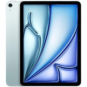 $487* | 128GB 11" Apple iPad Air Tablet (Blue): M2, Wi-Fi 6E + Cellular 5G at Amazon