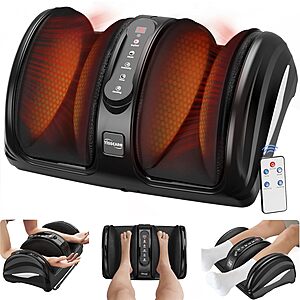 [Prime] TISSCARE FeetFlo C1 Shiatsu Foot Massager w/ Heat, Air Compression $40 + Free Shipping