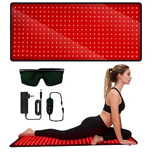 Red Light Therapy Mat for Body, 31.9" x 14.2" Large Red Light Therapy Pad $81