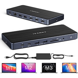 iVANKY 14-in-1 FusionDock Pro 1+ Docking Station w/ 180W Power Adapter $160 + Free Shipping