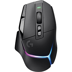 (Refurbished) Logitech G502 X Plus Wireless Gaming Mouse (Black or White) $67.49 + Free Shipping