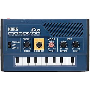 $45.99* | Korg Monotron Duo Analog Ribbon Synthesizer Modules at Amazon
