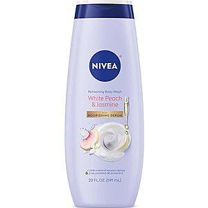 [SnS, AC] $3.03* | 20-Oz NIVEA Refreshing White Peach & Jasmine Body Wash at Amazon
