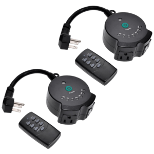 2-Pack: Clear Power Indoor/Outdoor Water-Resistant Lighting Timers (Various) from $10 (Timers) to $14 (Timers w/Cords) + Free Shipping