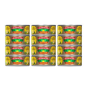 Genova Premium Yellowfin Tuna in Lemon and Herbes de Provence Infused Olive Oil, 5 Ounce Cans (Pack of 12), Solid Light~$20.08 After Coupon & S&S @ Amazon