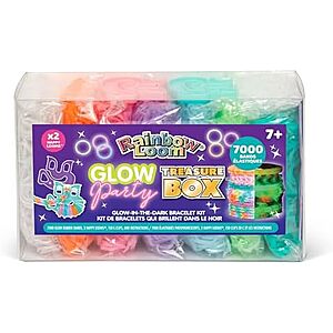 [AC] $8.99 | Rainbow Loom: Treasure Box - Glow-in-The-Dark Edition - DIY Bands Jewelry Kit at Amazon