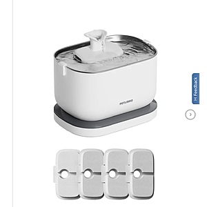 Petlibro Cordless Pet Water Fountain $51.99 Free Shipping Costco.com