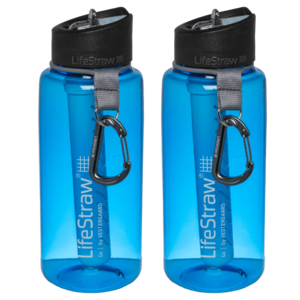 Lifestraw Go 1L Water Filter Bottles (Blue or Gray) $14.99 - Free Shipping