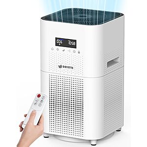 DAYETTE HEPA Air Purifier (17"x9x9) $49 + Free S/H
