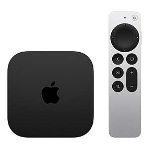 Apple TV 4K 64GB (Wi-Fi) $124.99