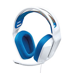 Logitech G335 Wired Gaming Headset, with Flip to Mute Microphone (White) $30 + Free Shipping w/ Prime or on $35+