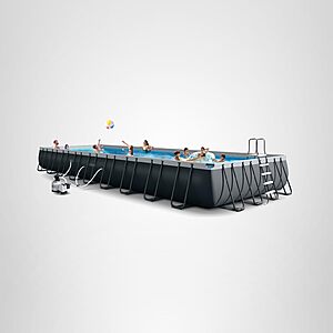 INTEX 26379MZ 36ft x 18ft x 52in Ultra XTR Deluxe Rectangular Above Ground Swimming Pool Set, Includes 2650 GPH Sand Filter Pump $1792.92