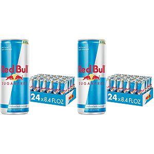48-Ct 8.4-Oz Red Bull Sugar Free Energy Drink $37 w/ S&S ($0.77/can) + Free Shipping