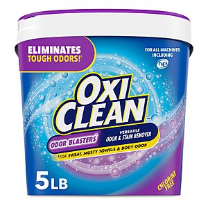 [S&S]OxiClean Odor Blasters Versatile Odor and Laundry Stain Remover Powder, 5 lb $7.42
