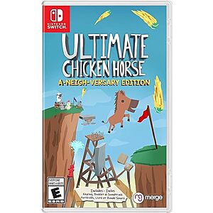 $26.80* | Ultimate Chicken Horse:  A-Neigh-Versary Edition (Nintendo Switch) at Amazon