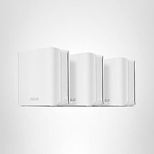 $209.99 | ASUS ZenWiFi BD5 Dual-Band WiFi 7 Mesh, 5000 Mbps, 6800 sq.ft (3pk) at Amazon