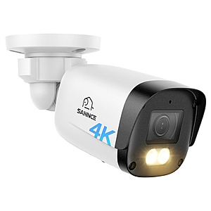 SANNCE FX800 4K Wide-Angle Outdoor PoE Security Camera w/ Dual-Light Color Night Vision $39.75 + Free Shipping