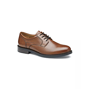Johnston & Murphy Mason Plain Toe Leather Shoes (Tan Full Grain) $39.50 + Free Store Pickup at Macy's or Free Shipping on $39+