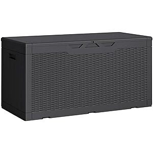 $70.97* | 100-Gallon Greesum Outdoor Storage Box (Black) at Amazon