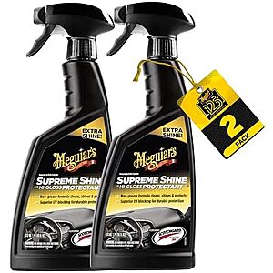 2-Pack 16-Ounce Meguiar's Supreme Shine Protectant Spray $11.86 ($5.93 Each) w/ S&S + Free Shipping w/ Prime or on $35+