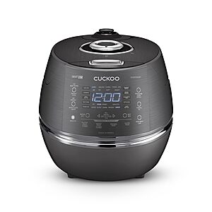 $279.93: CUCKOO High Pressure Rice Cooker 6-Cup Uncooked / 12-Cup Cooked with Induction at Amazon