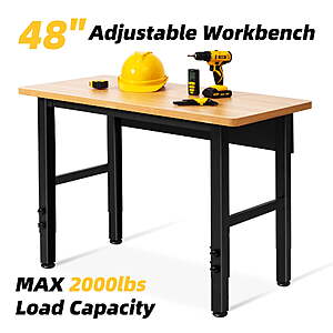 Spanspace 48"x24" Garage Workbench with Leveling Foot(2000 LBS) $109.99 + Free S&H at Walmart
