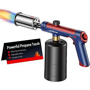 ThermoMaven One-Tap Max Fire Propane Torch $23.90 + Free Shipping w/ Prime or Orders $35+