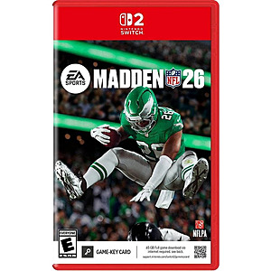 Madden NFL 26 (Nintendo Switch 2 Game-Key Card) $16.99 + Free S/H @ eBay