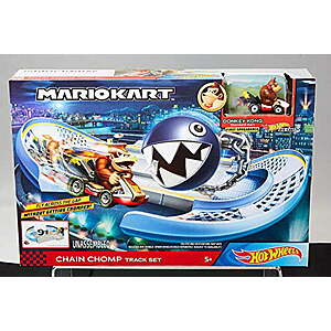 Hot Wheels Mario Kart Chain Chomp Track Set w/ Mario Kart Vehicles $23.99 + Free Shipping w/ Walmart+ or on $35+