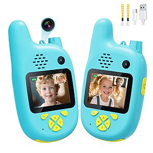 2-Pack Pussan Kids' Walkie Talkies w/  Dual Cameras $9.99 + Free Shipping w/ Prime or on $35+