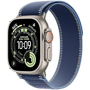 $659.97* | Apple Watch Ultra 3 [GPS + Cellular 49mm] Running & Multisport Smartwatch w/Rugged Titanium Case w/Blue/Bright Blue Trail Loop - M/L at Amazon